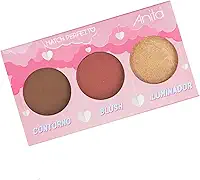 Paleta Trio - Contorno + Blush + Iluminador, Match Perfeito - 973, Anita