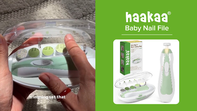 Amazon.com : haakaa Baby Nail File Electric Baby Nail Care Set