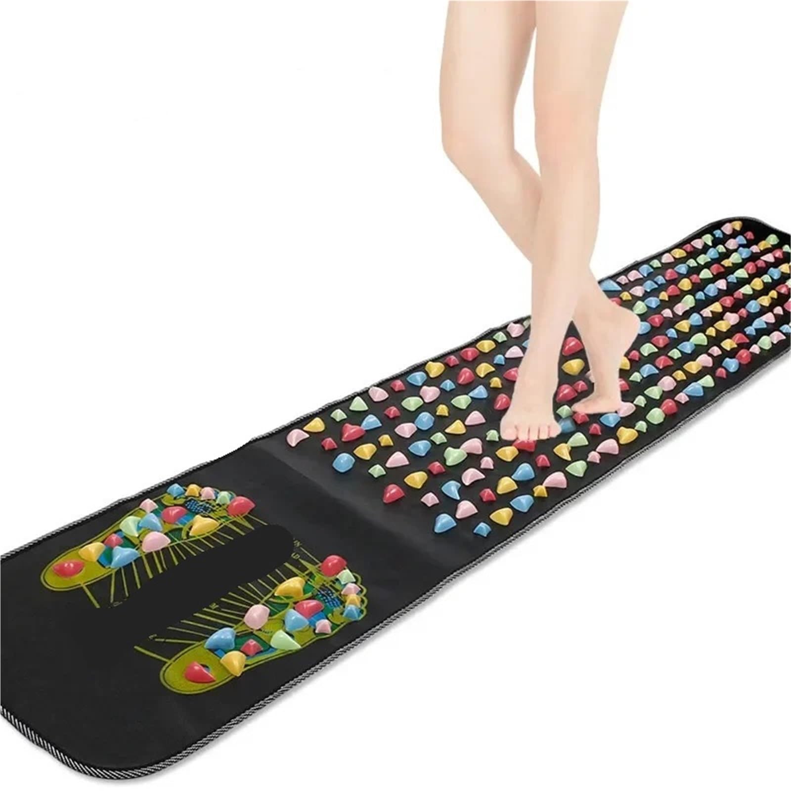 Tappetino Agopressione Tappetino rilassante for piedi e gambe | Massaggiatore for digitopressione con simulazione di ciottoli