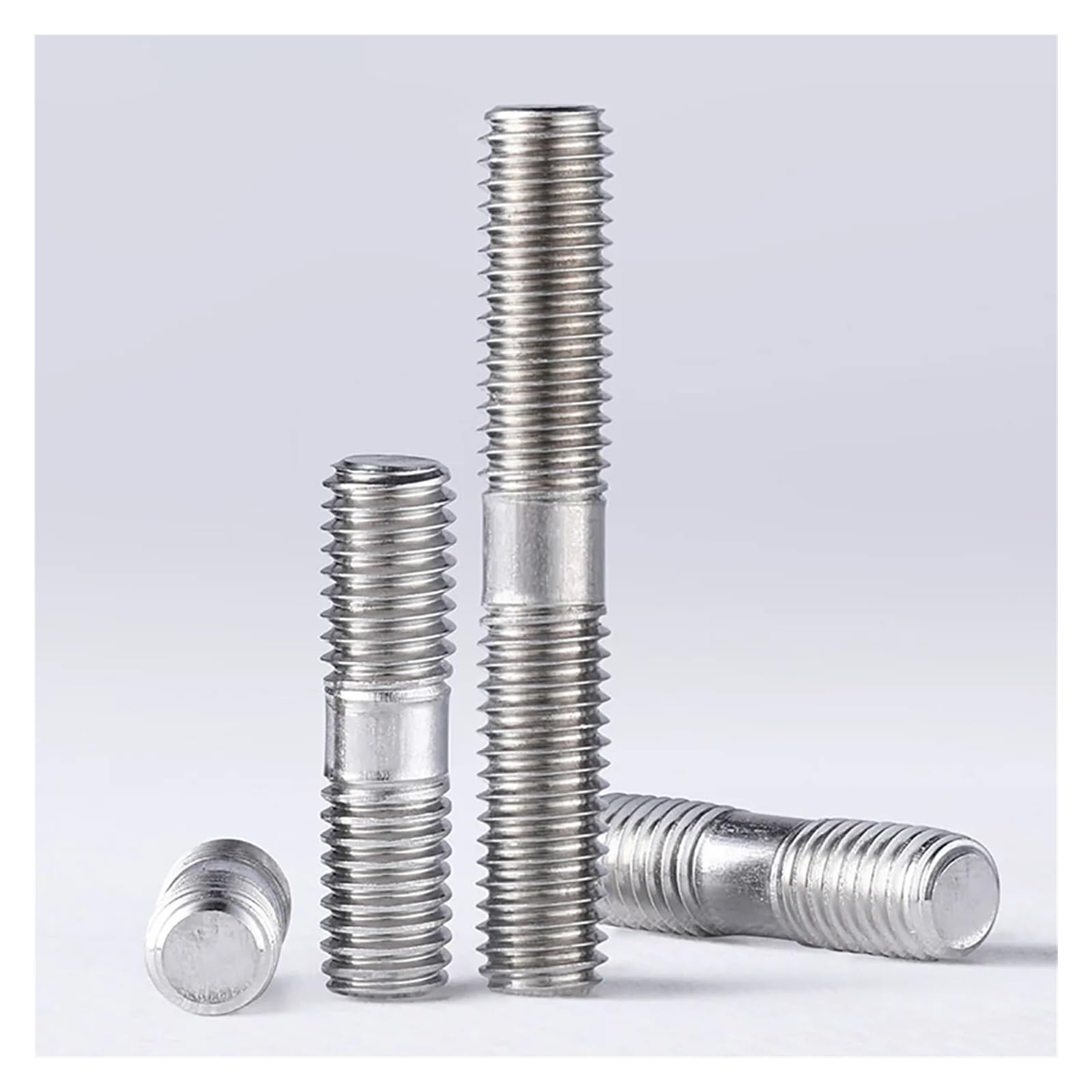 Tiges filetées à double tête en acier inoxydable 304 M3-M6 A2-70 - Goujons filetés à double tête(M6 x 140mm 10 Pcs)