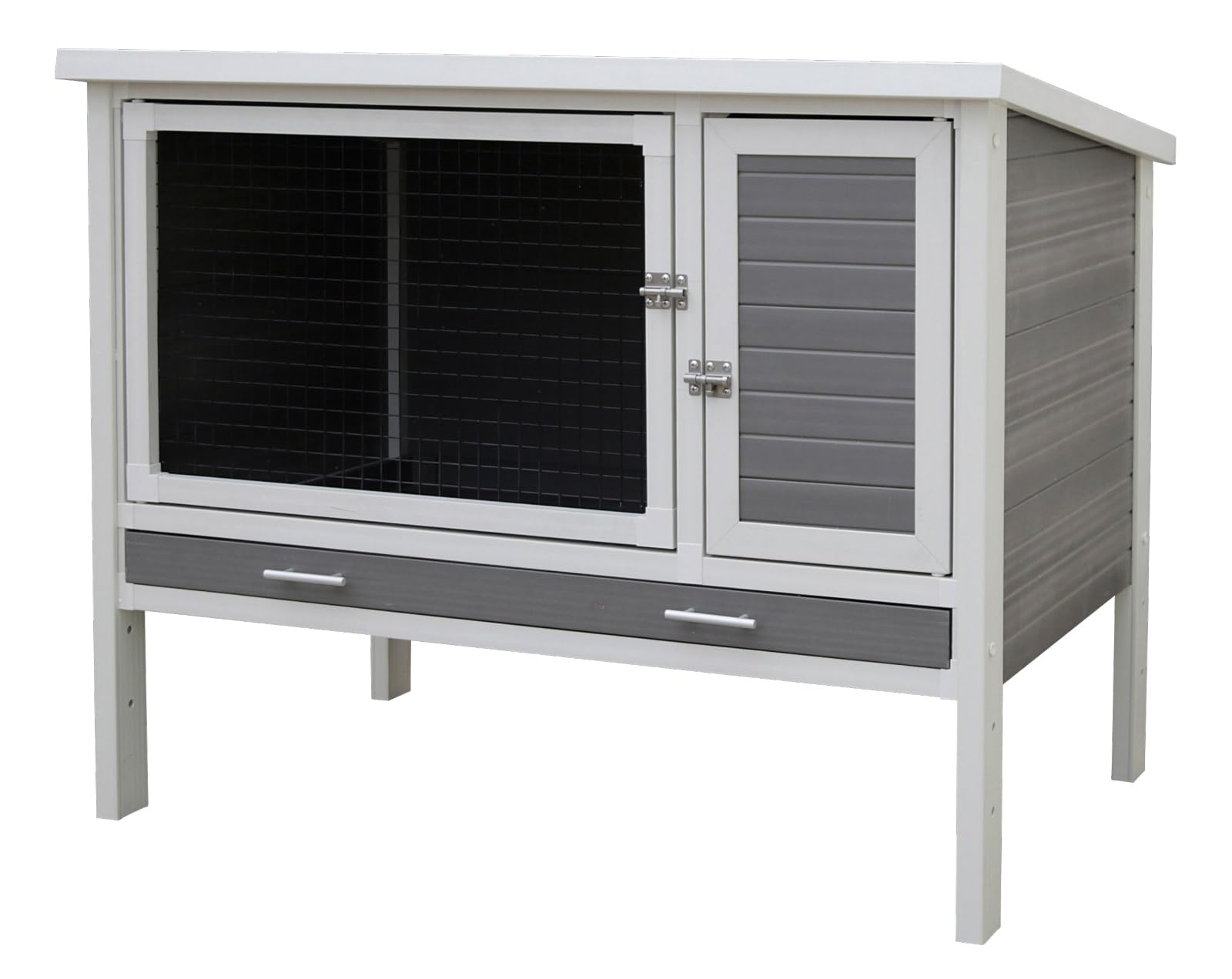 Kerbl Pet Kunststoffstall Samy XL, Hasenstall, 116x73x92cm, für Hasen, Kaninchen, wetterfest, einfache Pflege, langlebig