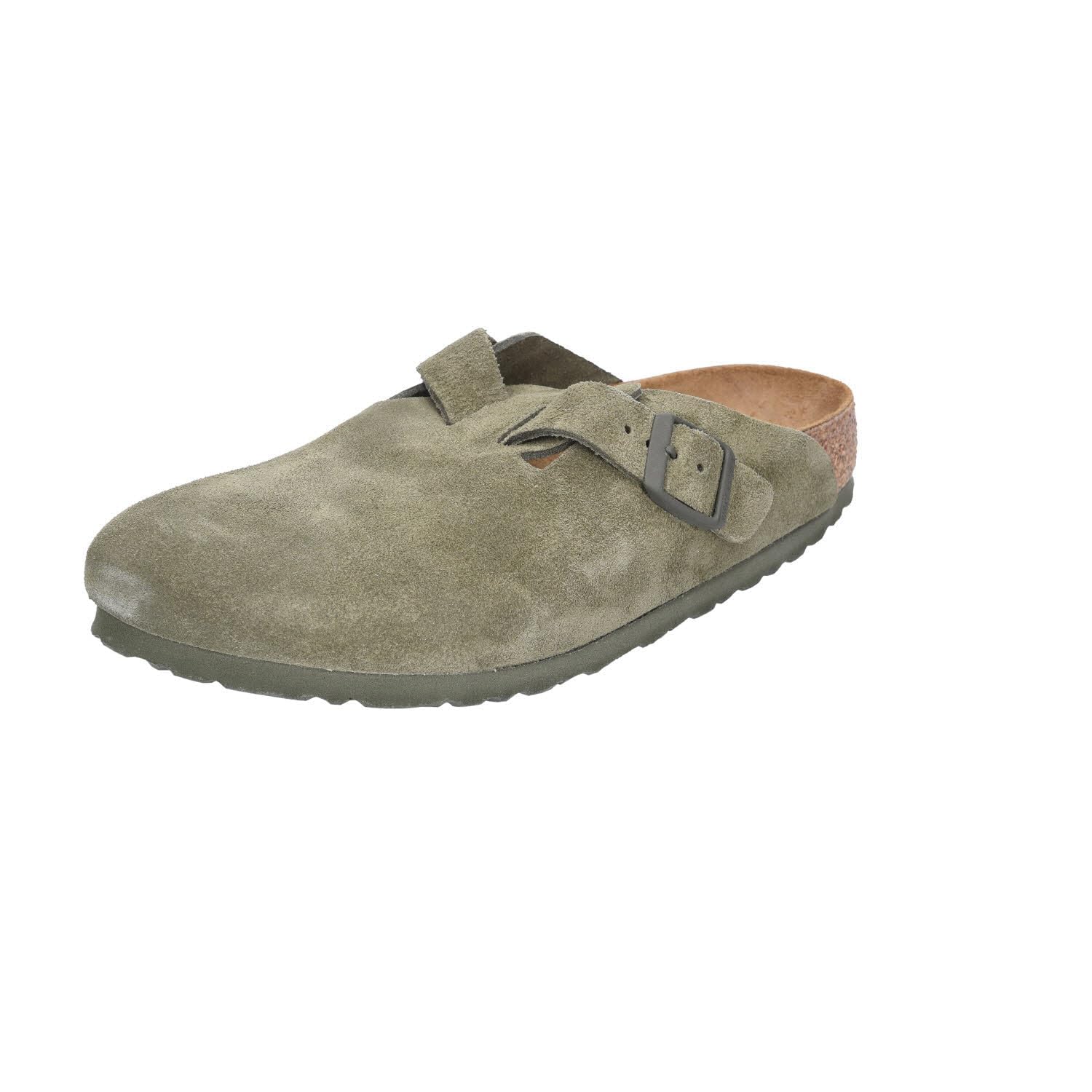 Birkenstock Closed Slides Adjustable Strap Boston VL Khaki Ref: 1024714-F, Khaki, 10