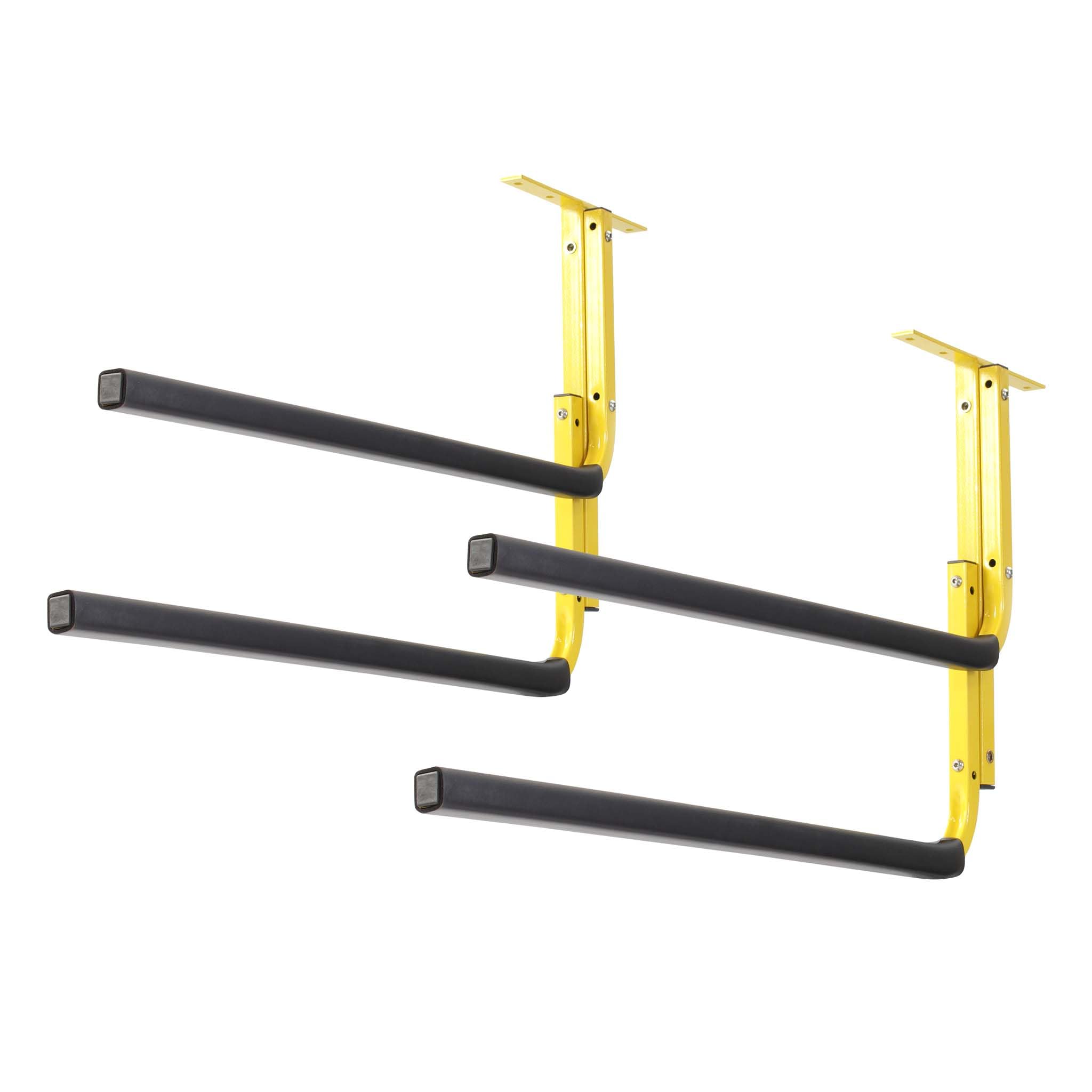 WilTec Support de Plafond pour Planches Surf, Kayaks, Canoes, Snowboards, Sup - 315 x 100 x 870 mm - Charge Max. 45 kg - matériel de Montage Fixation Suspension Stockage Rangement