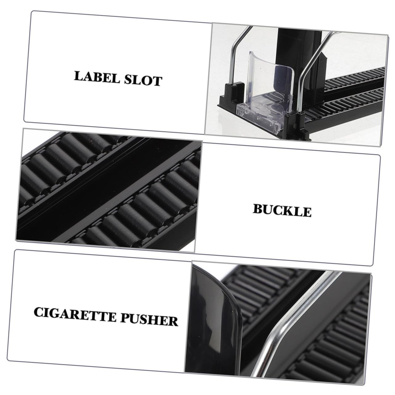 HEALEEP Supermarket Shelf Pusher Automatic Drink Replenishment Pusher Plastic Beverage for Stores