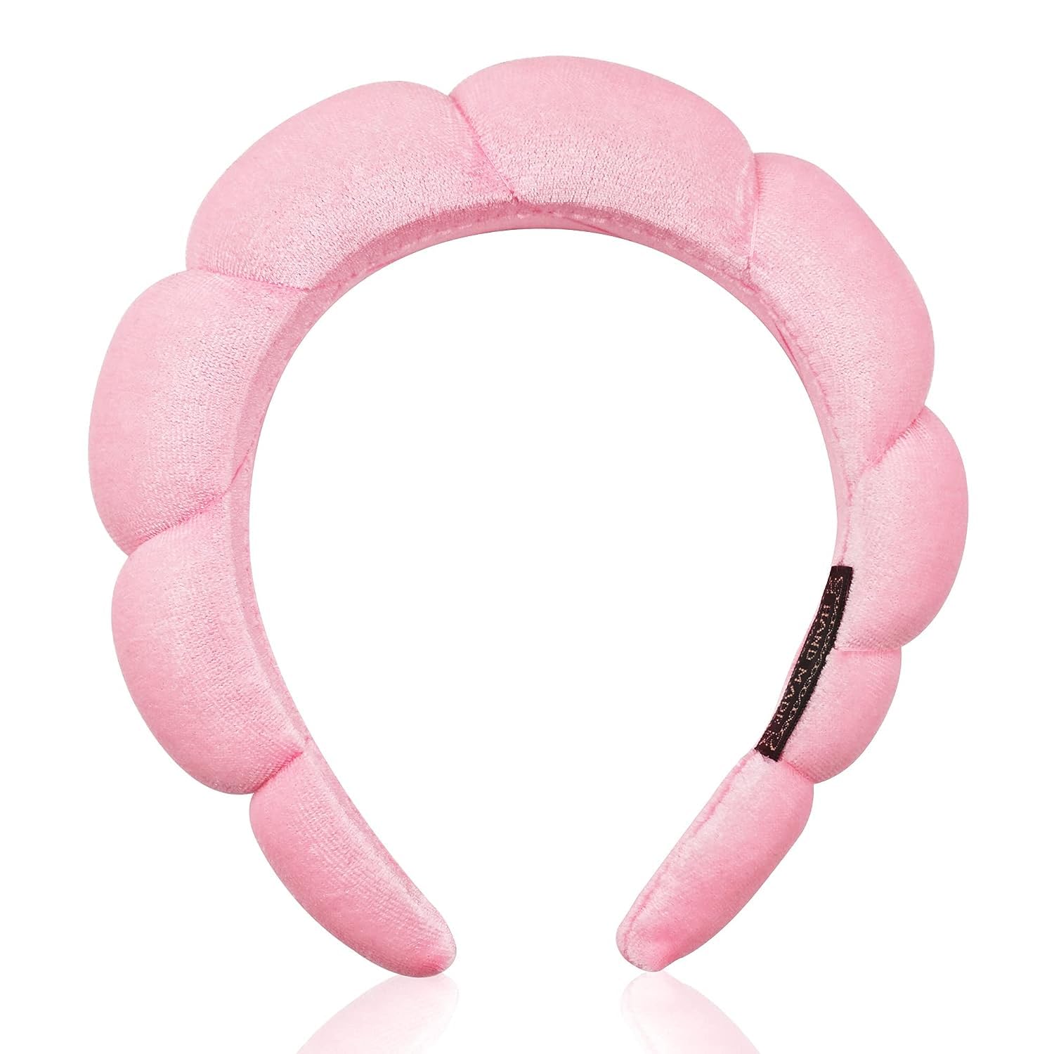 DRESHOW Fascia Termale per Donne Fascia di Spugna per il Lavaggio del Viso Nuvole Morbido Panno Terry Fasce per la Cura del Trucco 1 Pc Sponge Hair Hoop: Pink 1