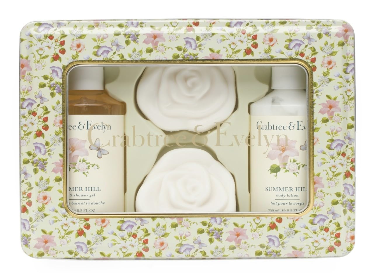 4 Piece Gift Set Tin (4-piece Set, Summer Hill)