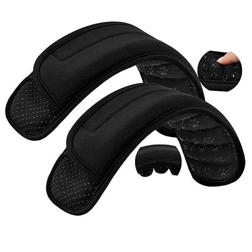ZINZ 2-Pack 3D Shoulder Pad, Ultra-Thick Cushion for Luggage Crossbody Guitar Backpack (Black)