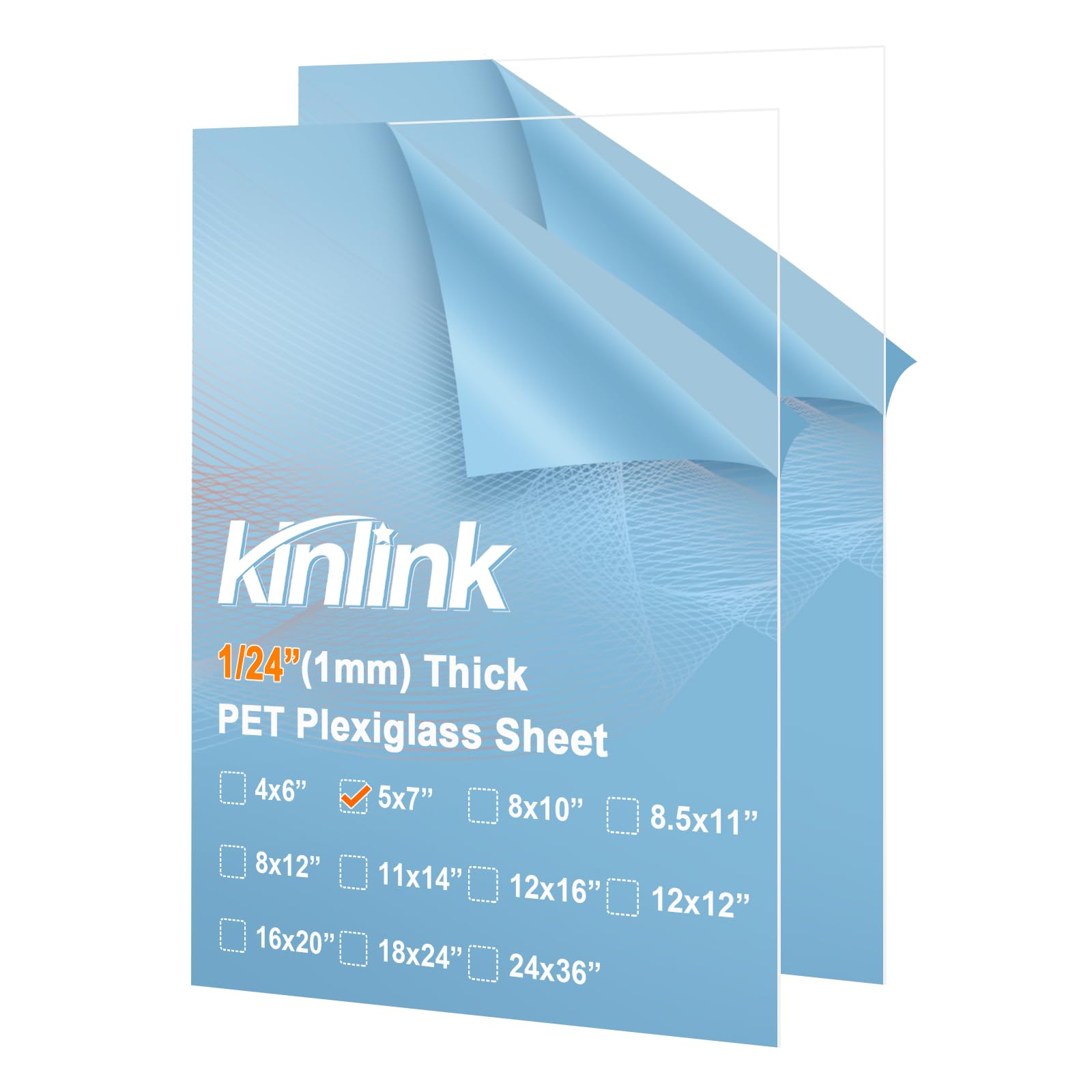 Clear Plexiglass Sheets - 5 Pack -28