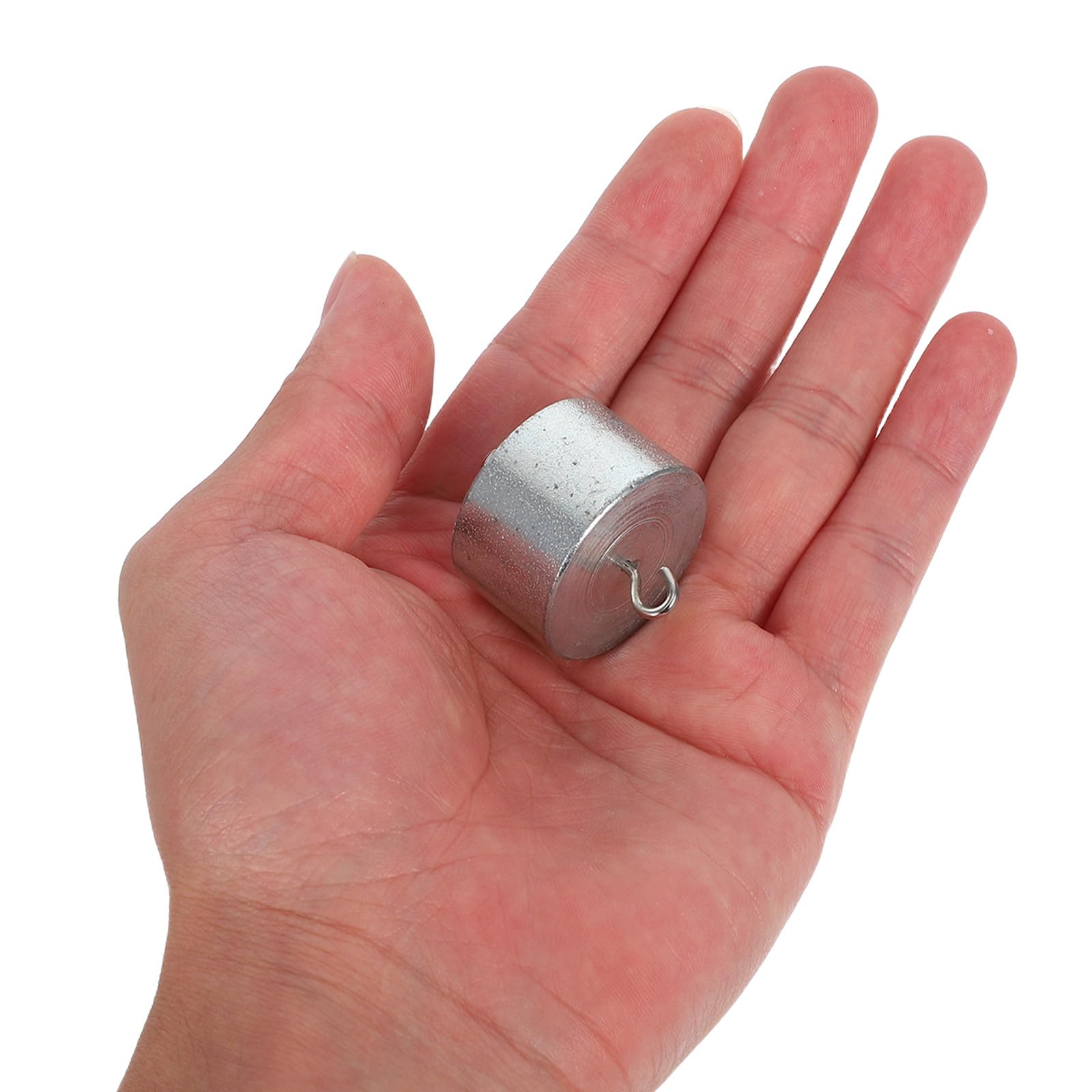 4 Pezzi Set di Pesi di Calibrazione da 100g in Ferro con Doppio Gancio, Precisione per Misurazioni Accurate in Laboratori Scolastici e Esperimenti Scientifici