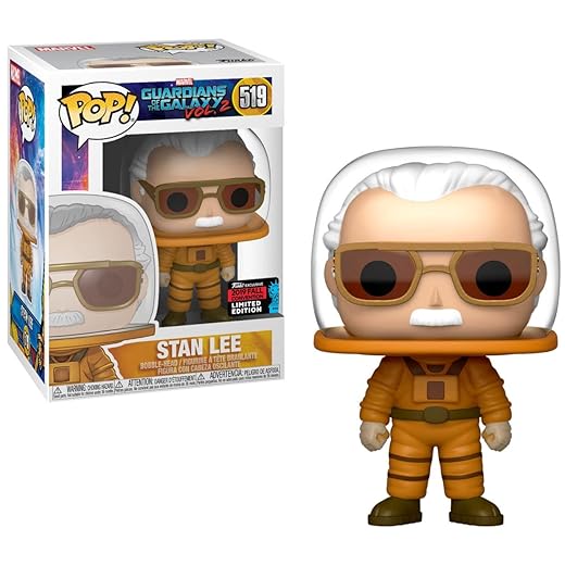 Pop! Funko Convention Exclusive Marvel Guardians Of The Galaxy Vol.2 #519 Stan Lee Cosmonaut W/ Free Protech Case