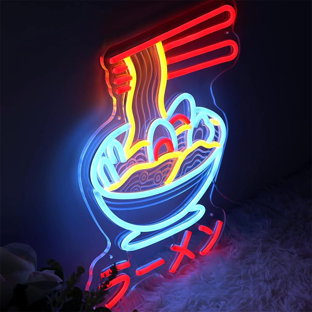Znak LED Japońskie Sushi Neony Kawaii Światła Led Ścienne Dekoracyjne Koreańskie Lampki Nocne Strona Dekoracja Światło USB Regulacja jasności