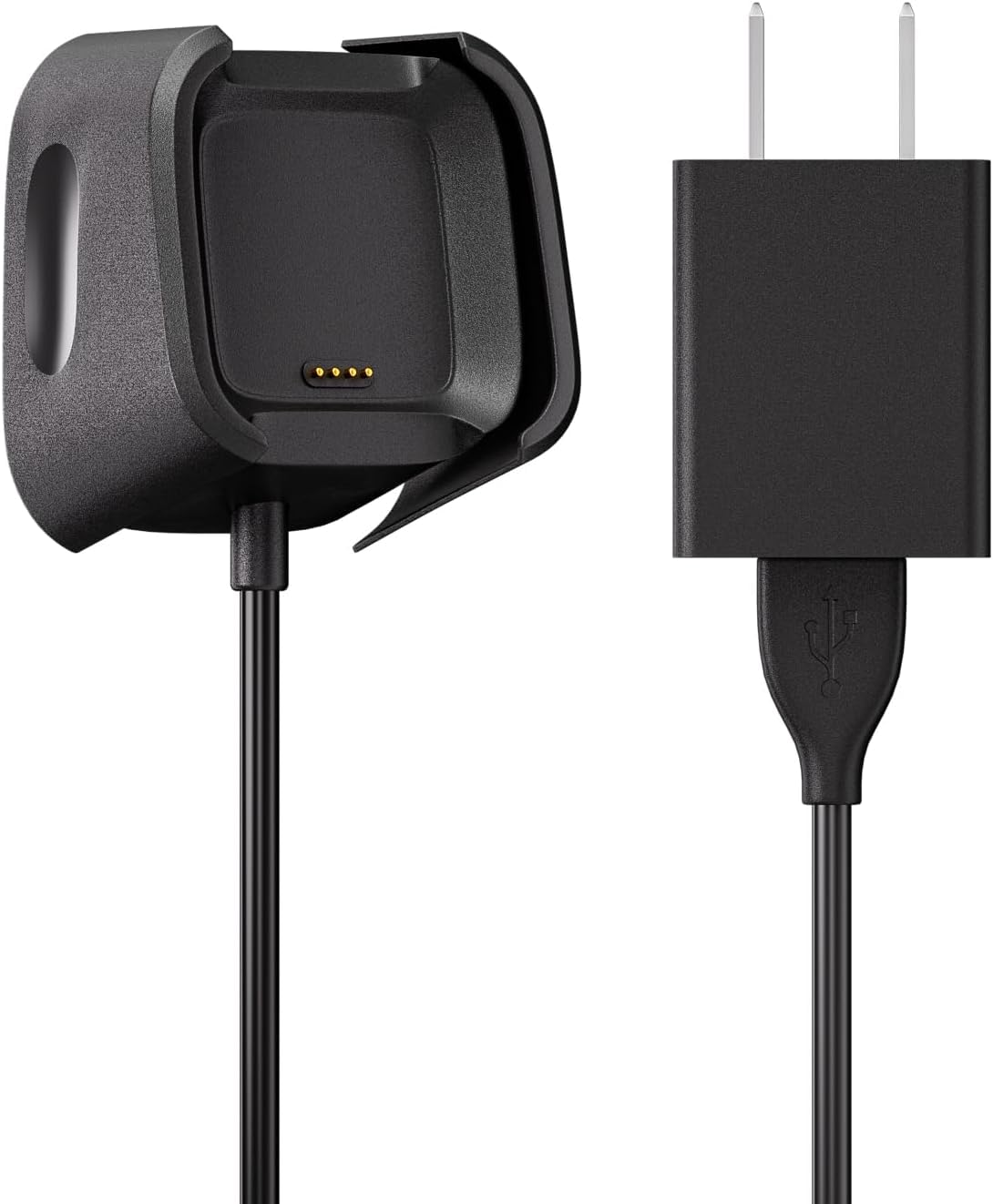 Dismau Charger for Fitbit Versa 2, Replacement Charging Cable Dock Cradle with USB Cord for Fitbit Versa 2 Smartwatch