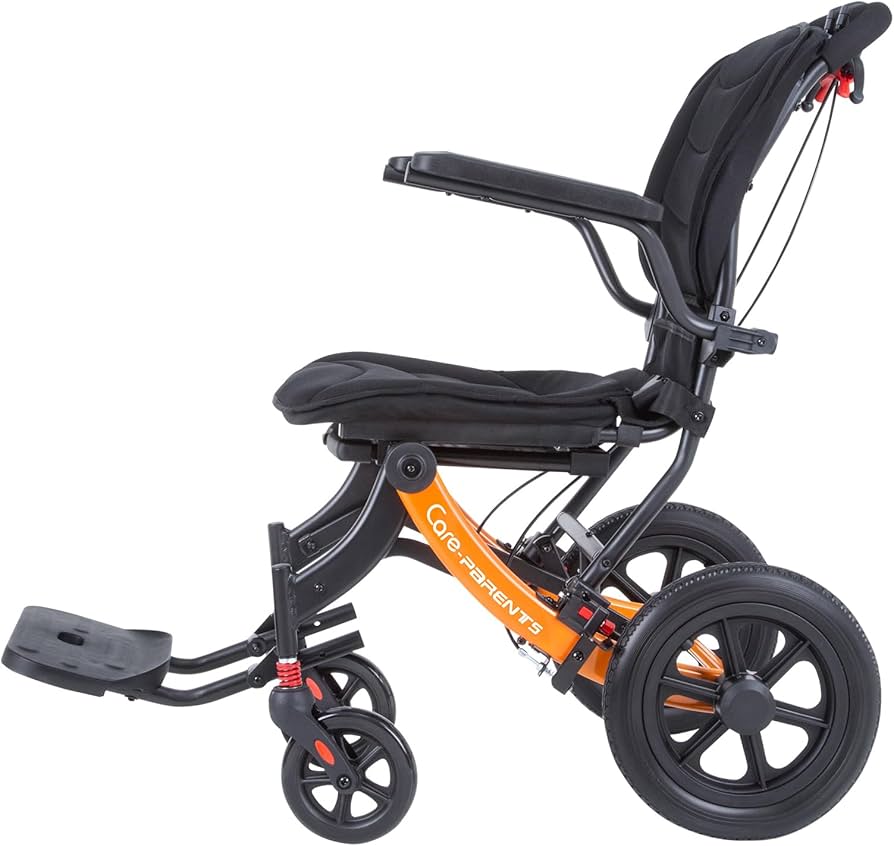 Amazon | Care-Parents 車椅子 人間工学 軽量車椅子 折りたたみ式 介助