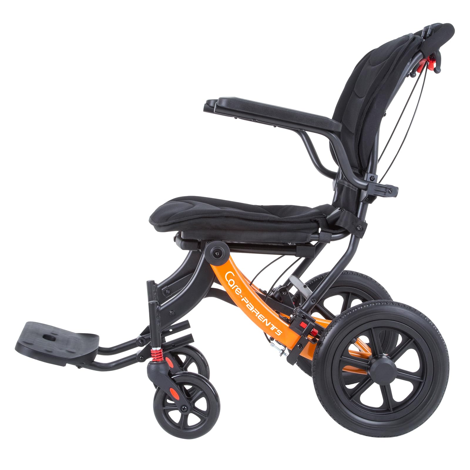 Amazon | Care-Parents 車椅子 人間工学 軽量車椅子 折りたたみ式 介助