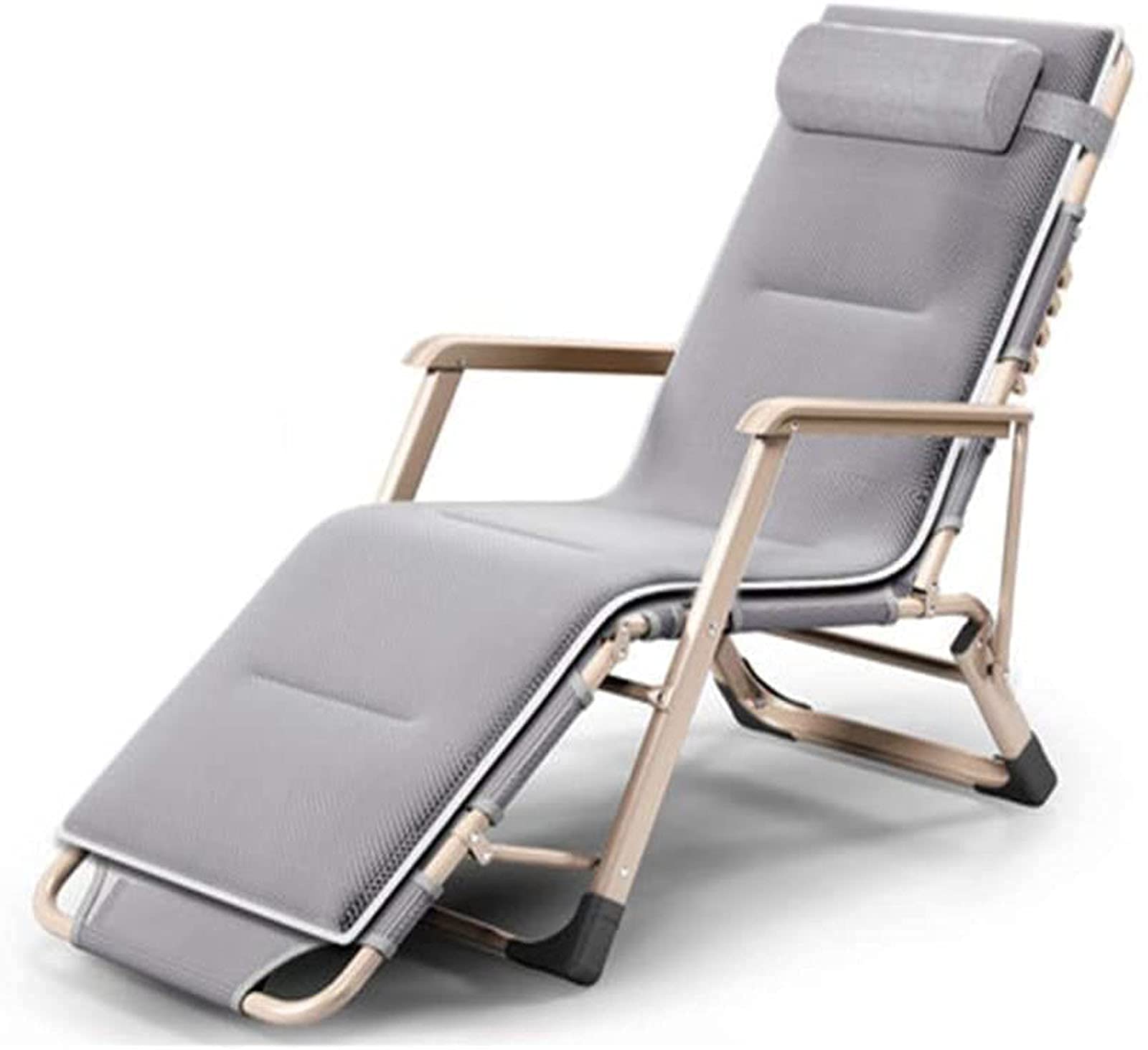 Fauteuil inclinable Pliable zéro gravité, lit pour Pause déjeuner, chaises Longues décontractées pour Jardin, terrasse extérieure, chaises Longues, lit inclinable, Charge jusqu'à 150 kg