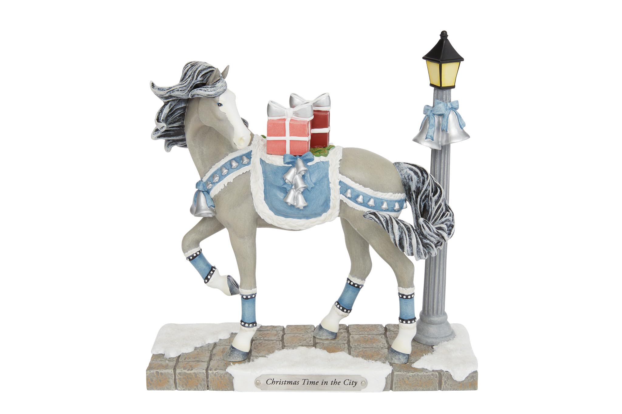 Figurine Noël dans la Ville Enesco Trail of Painted Ponies 20cm