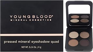 Youngblood Pressed Mineral Eyeshadow Quad - Taupe Smoke for Women - 0.14...