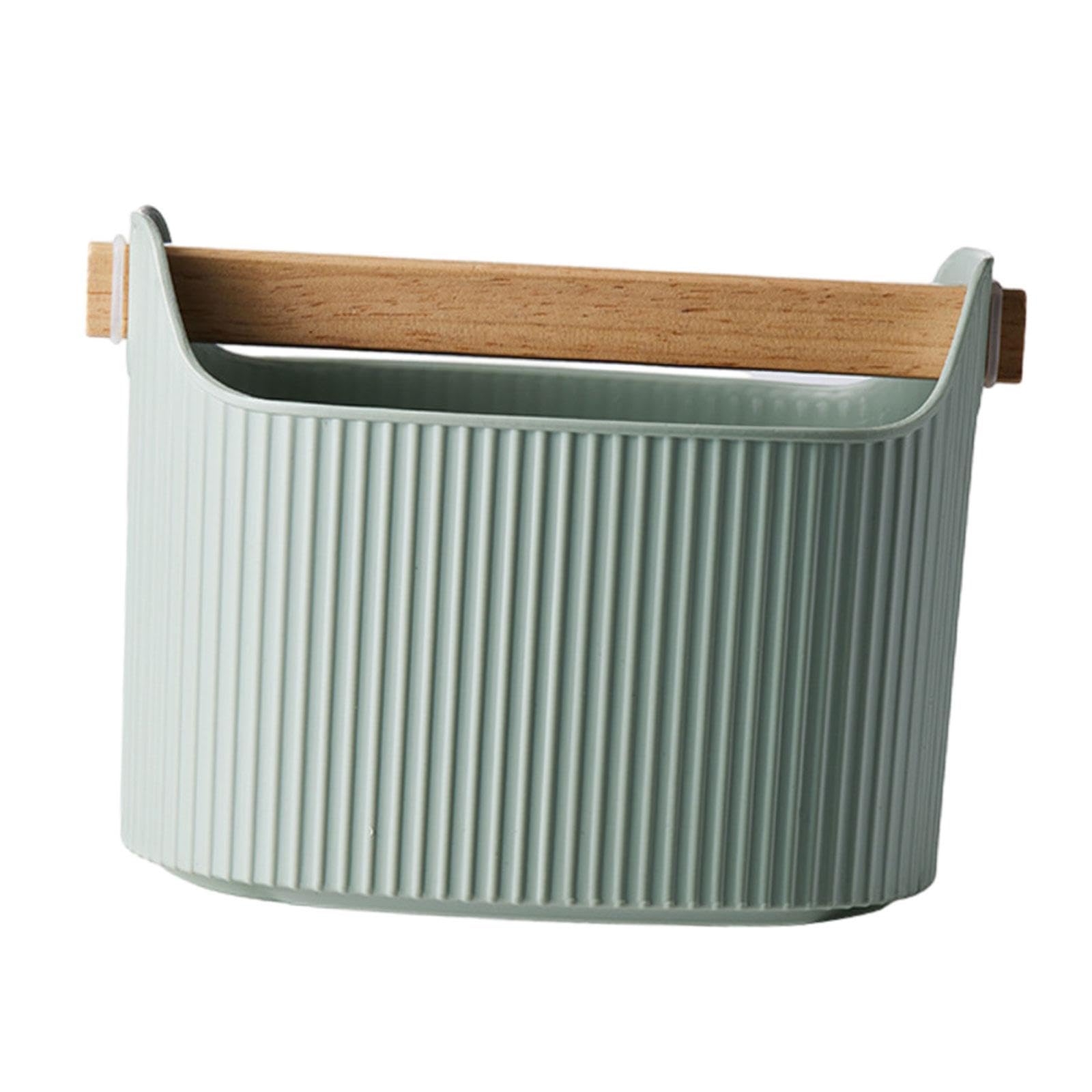 Folpus Espresso Dump Bin Coffee Knock Box Coffee Grounds Container with Removable Knock Bar Espresso Bucket Coffee Accessories for Home Cafes Use, Green