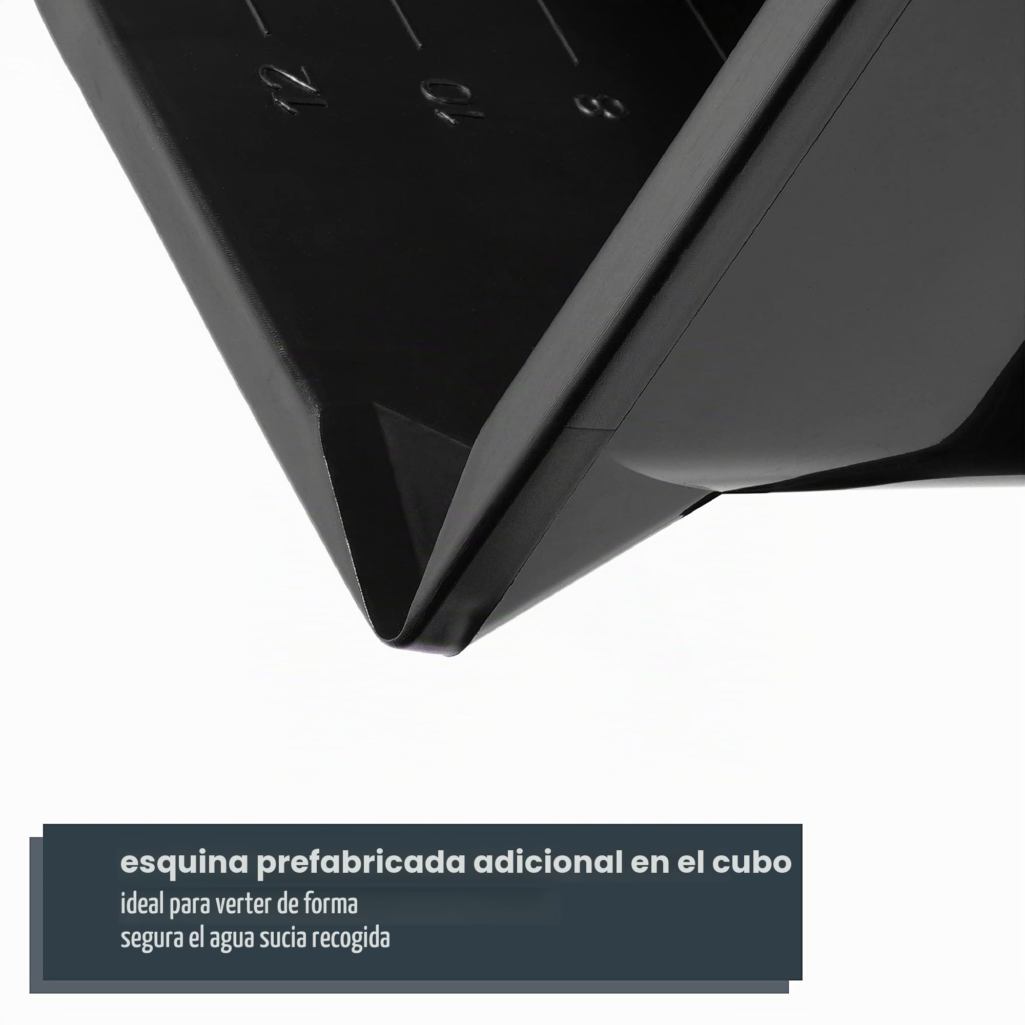 HELPMATE – Juego de 7 uds. – Limpieza de baldosas – Cubo 18 L con Rodillo | Lija para lechada, llana para juntas, llana de acabado y esponja en un cubo de 18 litros – Fabricado en Alemania