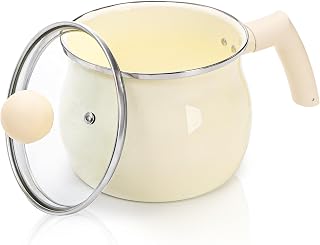 Milk Pot, 2 Quart Sauce Pan with Lid Handle, Non-stick Butter Warmer for Soup, Noodles, Dishwasher Safe