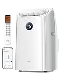 Dreo Portable Air Conditioners, 12000 BTU ASHRAE (8000 BTU DOE) Smart AC Unit for Room with Drainage-free Cooling, APP/Voice/Remote, Fan & Dehumidifier, Quiet Standing AC for Bedroom, AC515S New