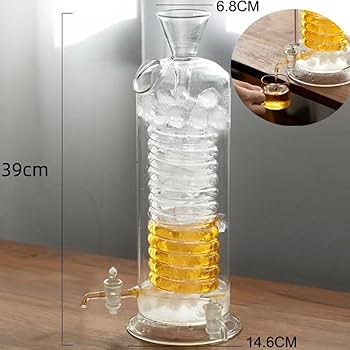 Amazon | ガラス製コールドコーヒーポット、340MLアイスコーヒー