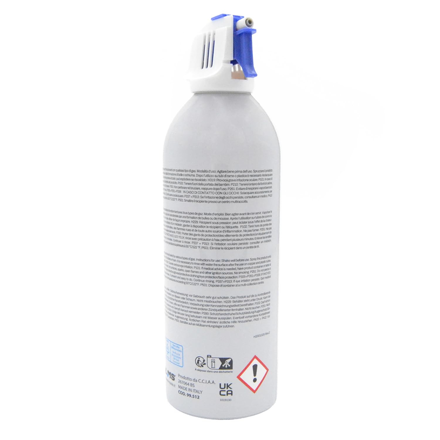 3S SuperSamaStore Spray Schiumogeno Cerca Fughe e Perdite di Gas | Schiuma Cercafalle, Rilevatore di Perdite in Tubi d'Impianti Aria Condizionata, Non Tossico, Non Infiammabile, 400 Ml