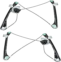 Vista 16 de TRQ Juego de elevalunas eléctrico trasero compatible con Volkswagen Golf 1999-2006 Jetta VW1550102 VW1551102 1999-2005