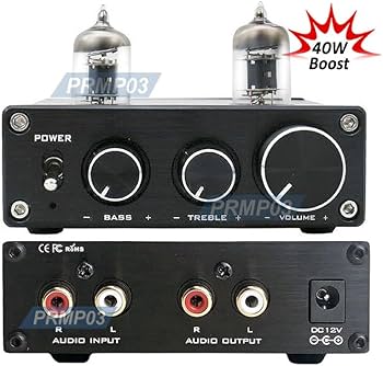 Amazon.com: Premium Vacuum Tube Preamplifier with Volume Treble