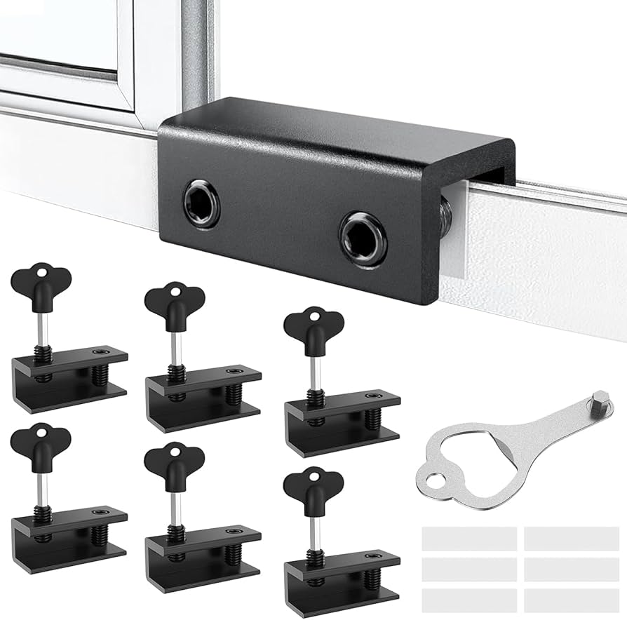 Amazon｜窓ロック 6個 アルミサッシ ストッパー サッシ ロック