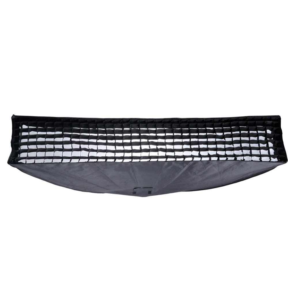 Godox 35 x 160 cm Grid Honeycomb Softbox Bowens Monte para Estudio Strobe Flash Lampara + Letwing Paño (SB-FW 160x35)
