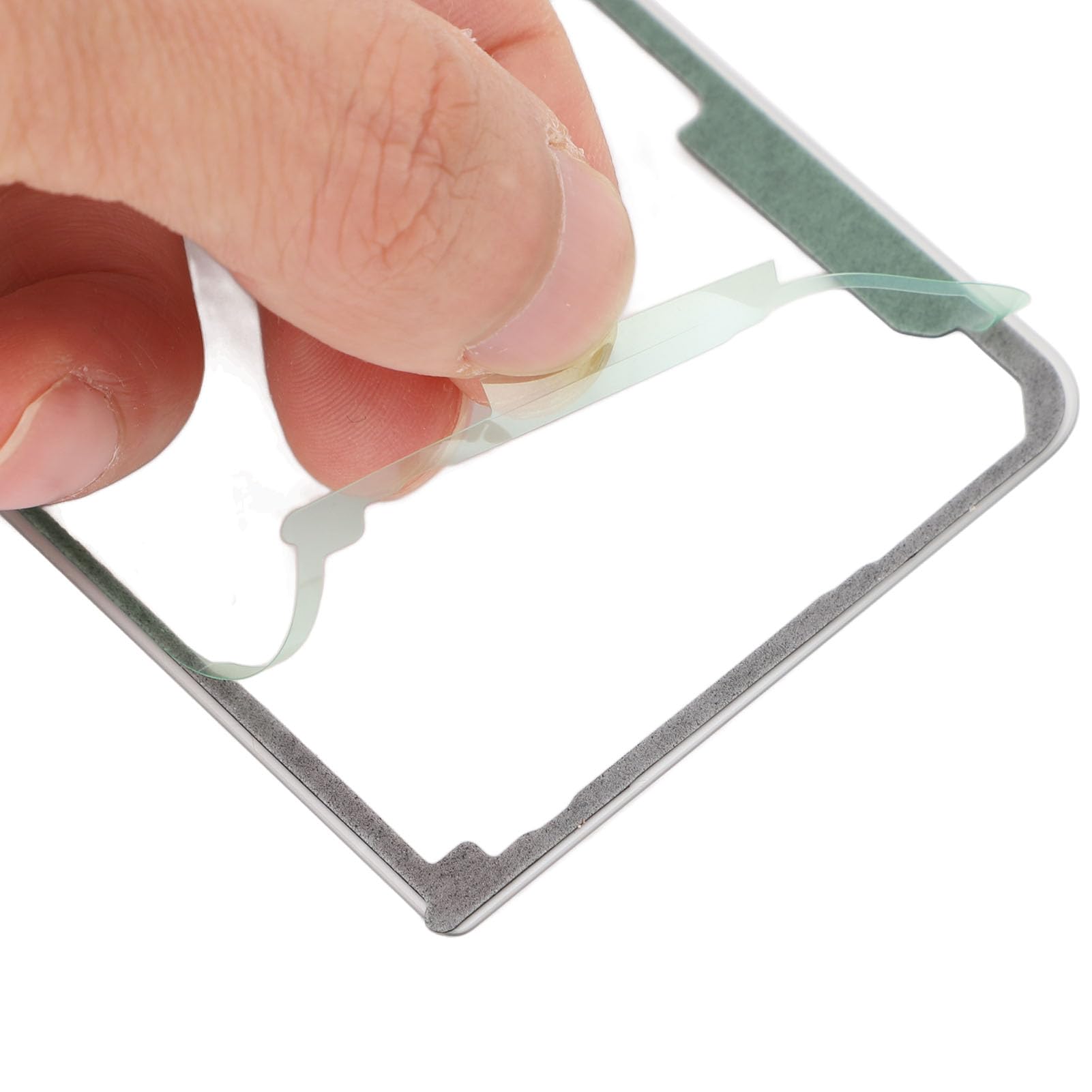 Cryfokt Cover Posteriore in Vetro per Telefono, Sostituzione per Z Fold 5 | Vetro rinforzato resistente, facile installazione adesiva, progettato per i modelli Z Fold, set di strumenti di riparazione