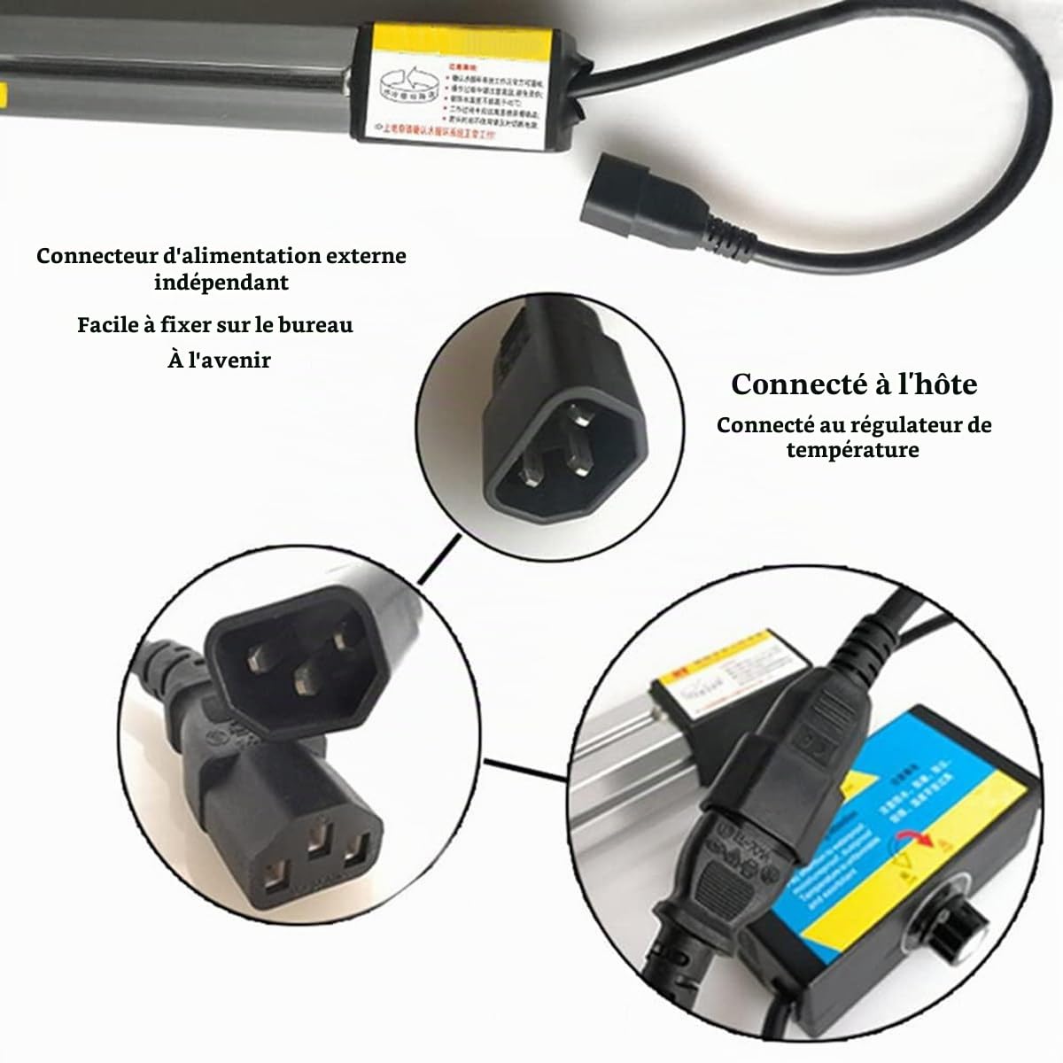 30 cm/60 cm/125 cm Cintreuse Acrylique en Plastique PVC Machine à cintrer boîte Lumineuse Chauffage avec Support Chauffage PVC cintreuse chauffante – température réglable,60cm