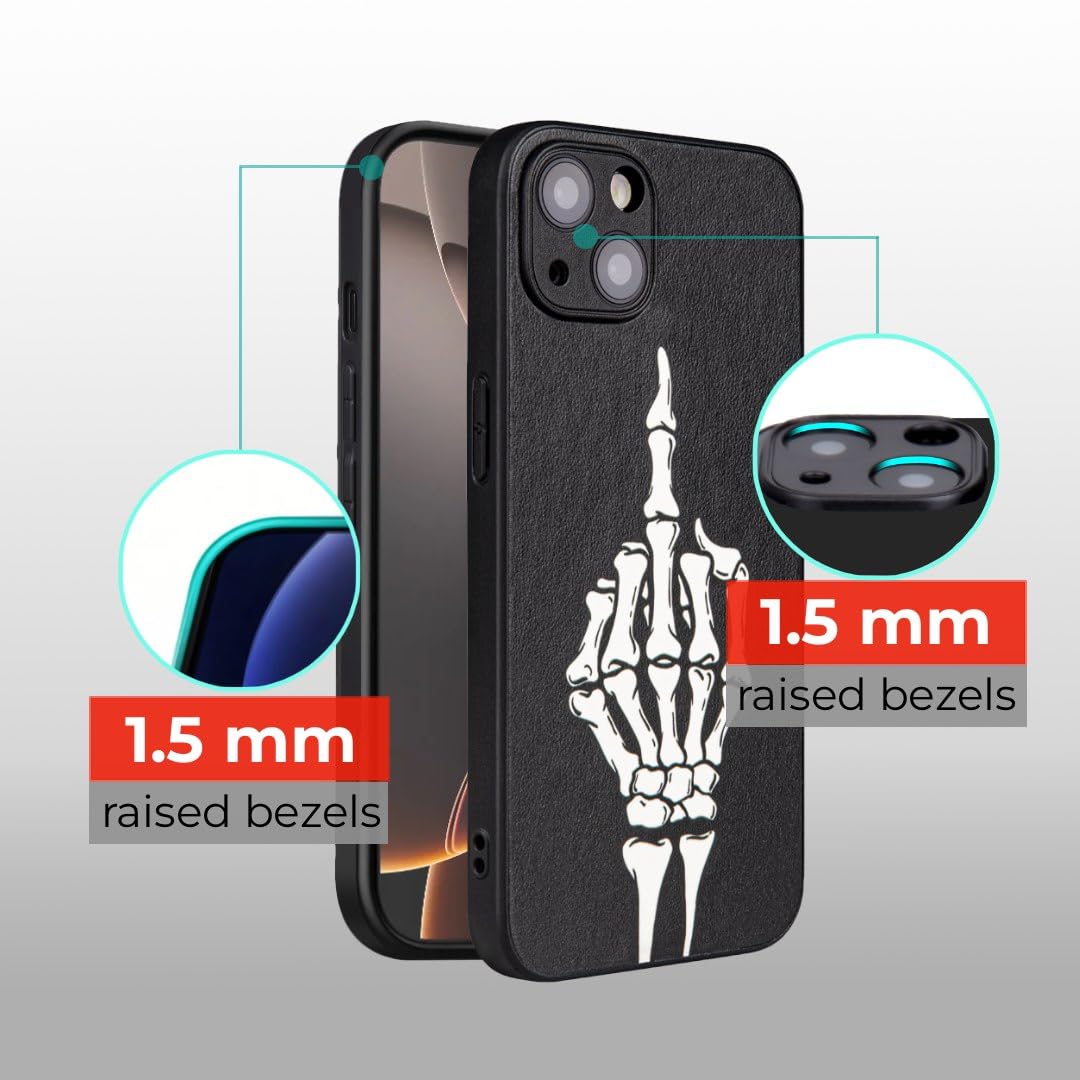 Amazon.com: X spirit Skull Case for iPhone 13 - Skeleton Hand
