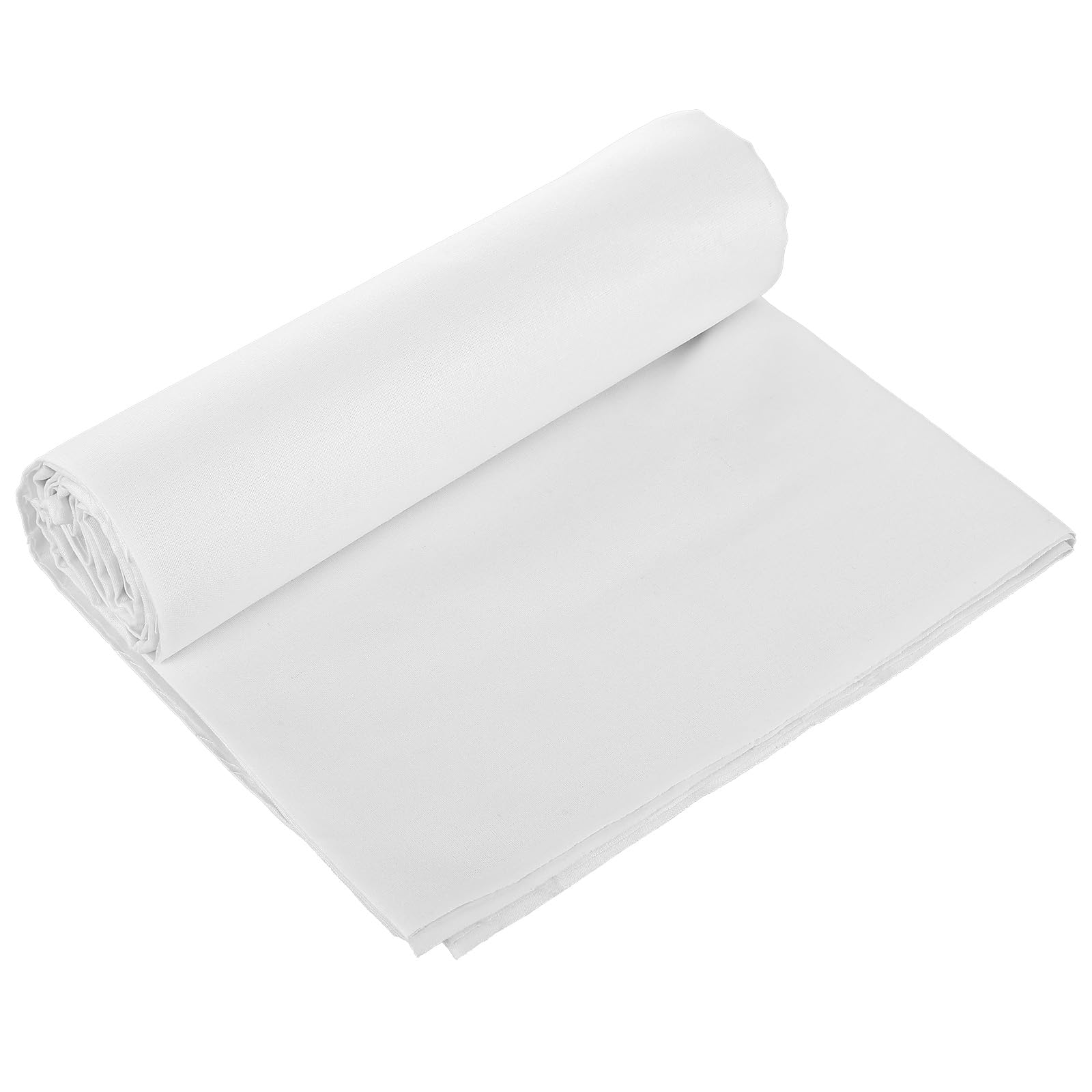 3 Yards White Cotton Fabric by The Yard Fabrics