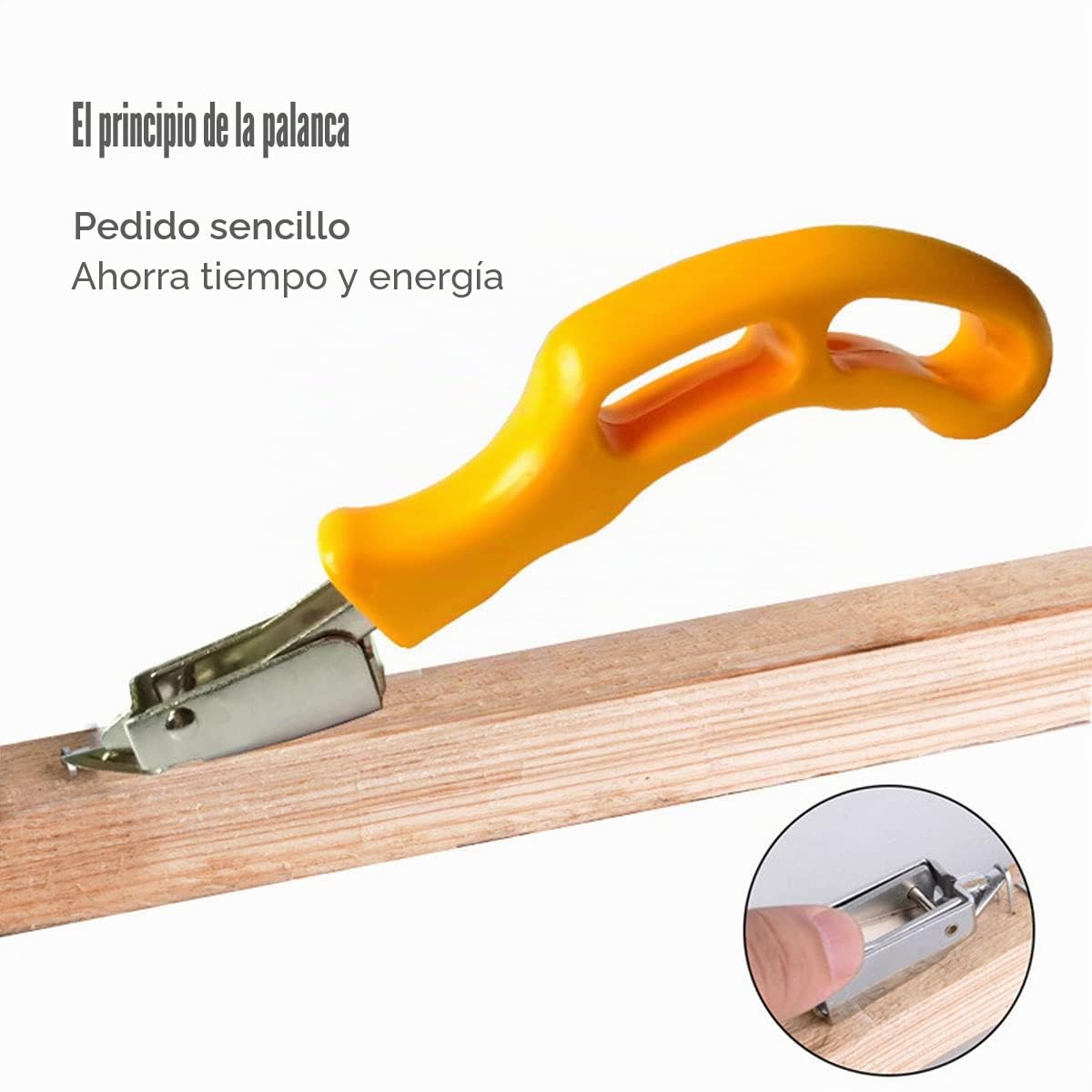 Alicates para lona + removedor de grapas Juego de 2 piezas a de pinza de lona de aleación ajustable profesional Extractor de extracción de metal y pinza de lienzo Herramienta de pintura al óleo