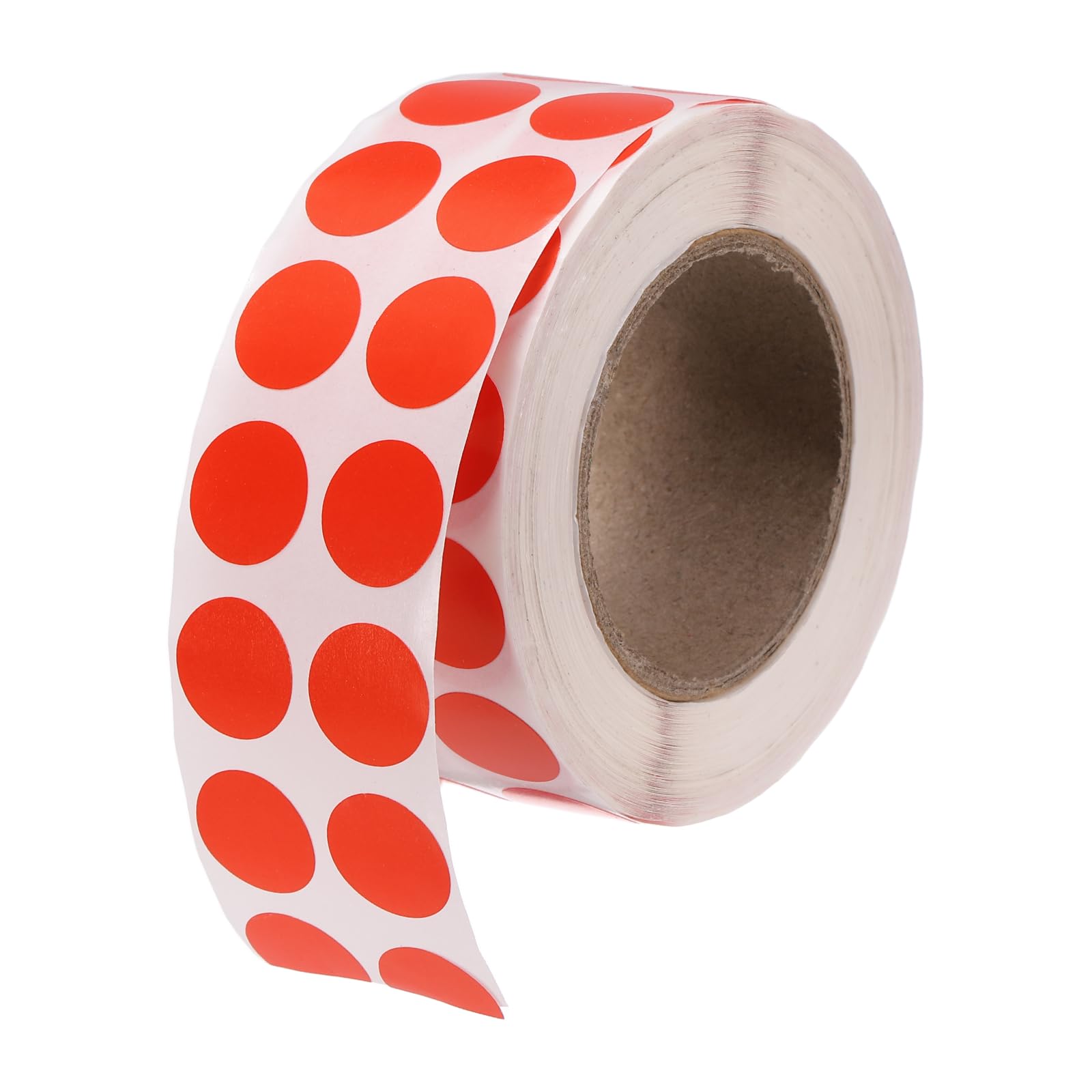 PATIKIL 2000 Pcs Colored Dots Stickers, 13mm Adhesive Round Color Coding Labels Sticky Polka Circle Price Stickers for Classroom Office Papers Shop, Red (2000 Pcs Per Roll, 1 Roll)