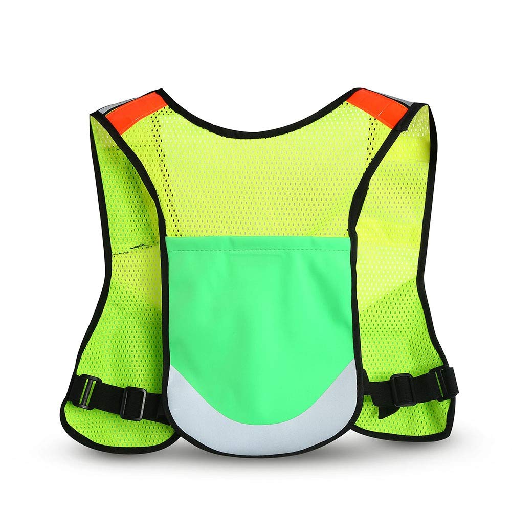 Gilets de sécurité Multi-fonction Nuit Courir Sport Reflective Cyclisme Course à pied Gilet de sécurité ajustable haute visibilité Gilet réfléchissant Veste Gilets réfléchissants haute visibilité