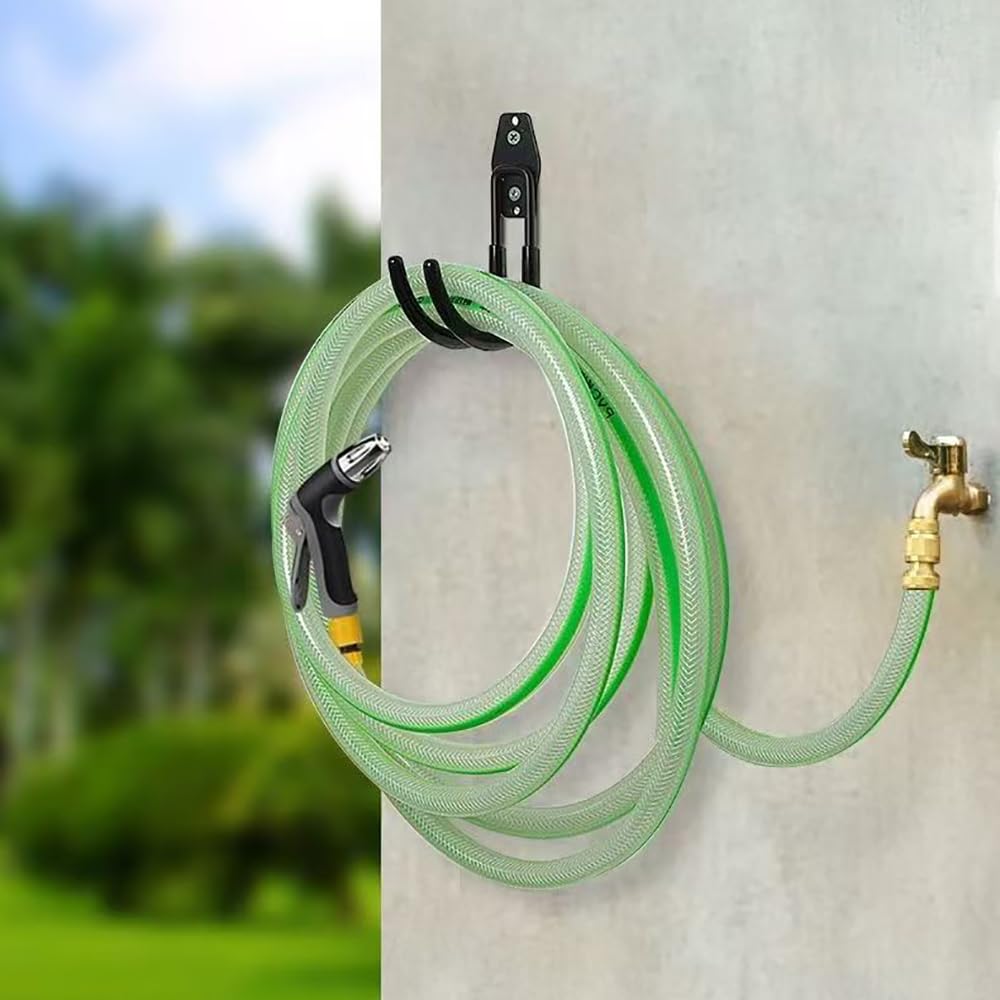 Support De Tuyau D'arrosage D'extérieur – Support Mural Robuste En