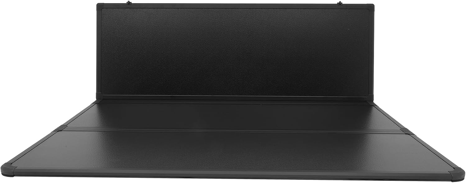 SCITOO Hard Tri-Fold Truck Tonneau Covers Suitable for 2016 2017 2018 2019 2020 2021 for Toyota Tacoma Truck Bed Cover Black (5ft)