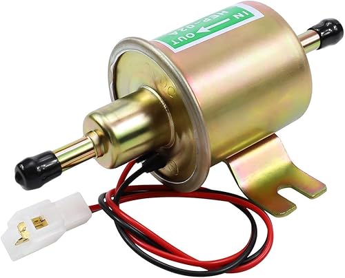 Miniatura 4 de Bomba de combustible eléctrica de 12 V, universal, baja presión, transferencia de 12 voltios, bomba de combustible en línea para cortacésped,