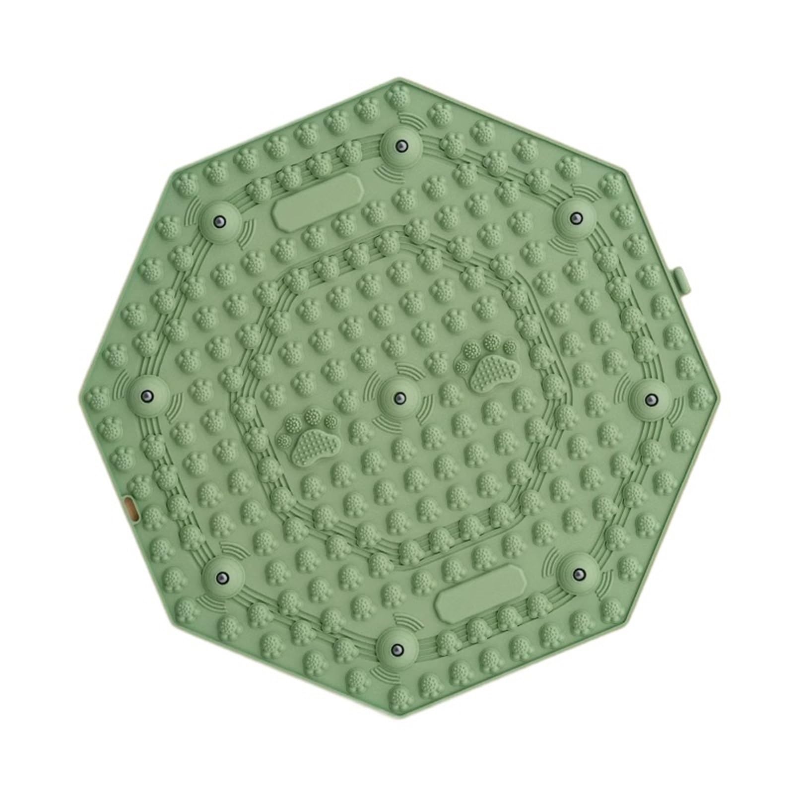 Tapis rond de Massage pied jogging conseil d'acupression fonctionnant en Place pression d'orteil(Green)