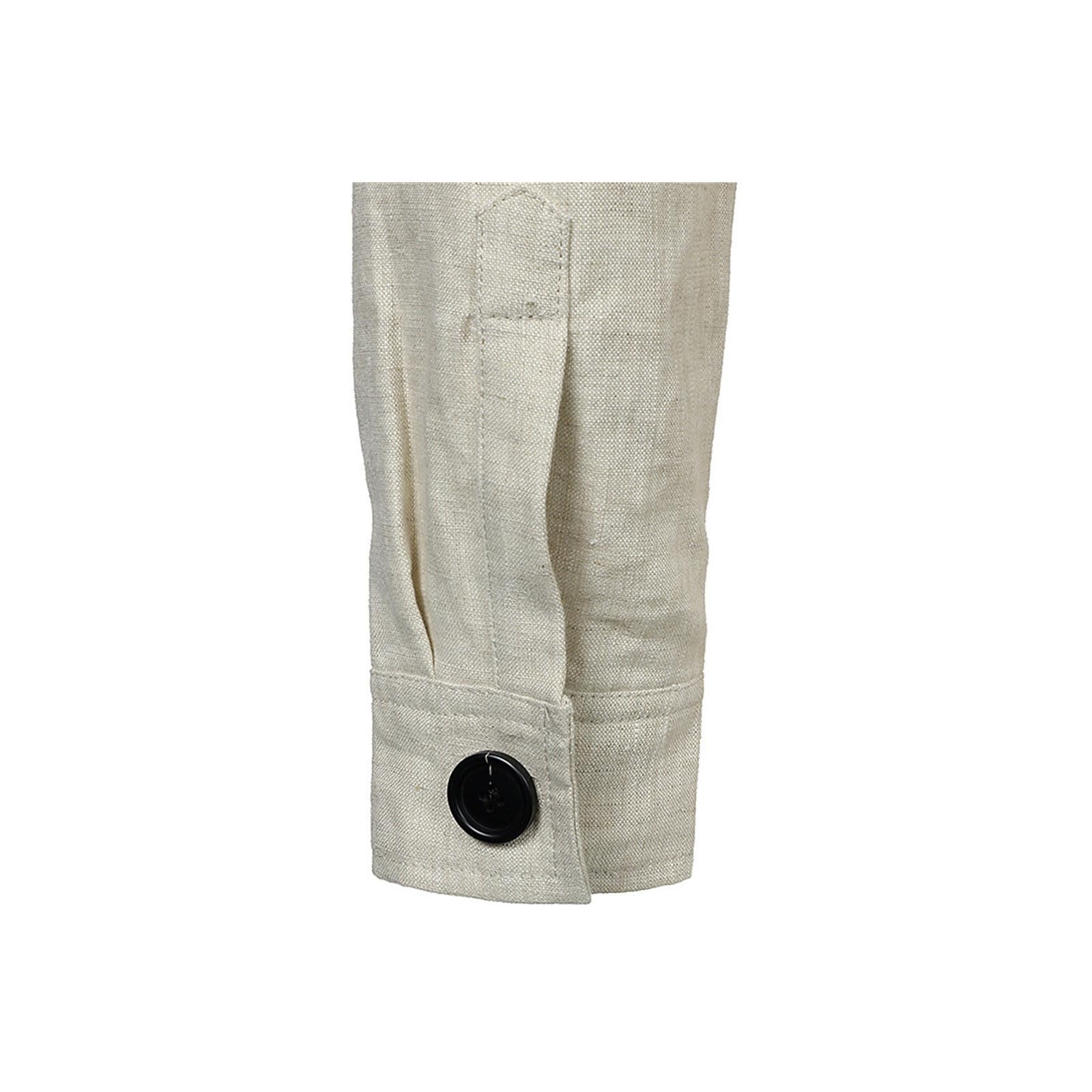 Giacca safari da uomo con bottoni, casual, tinta unita, leggera, giacca invernale, oversize, con tasche multiple per uomo