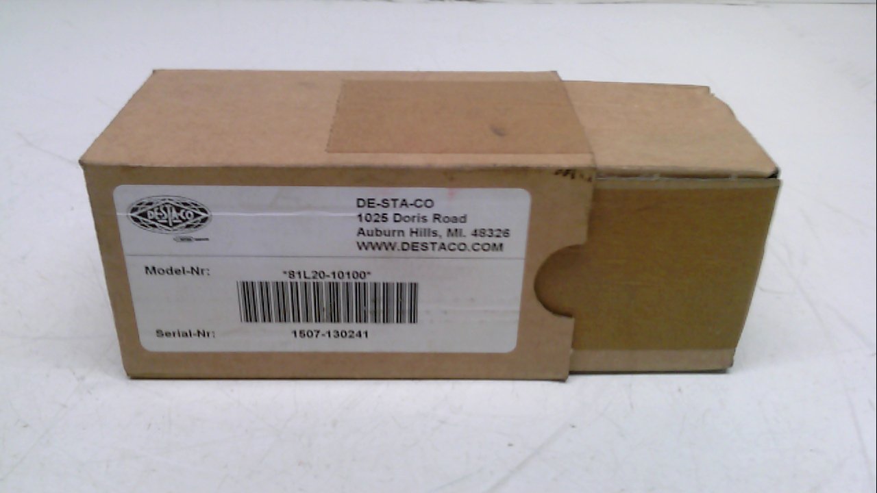De-Sta-Co 81L20-10100, Pneumatic Power Clamp, Bore Size: 20Mm 81L20-10100