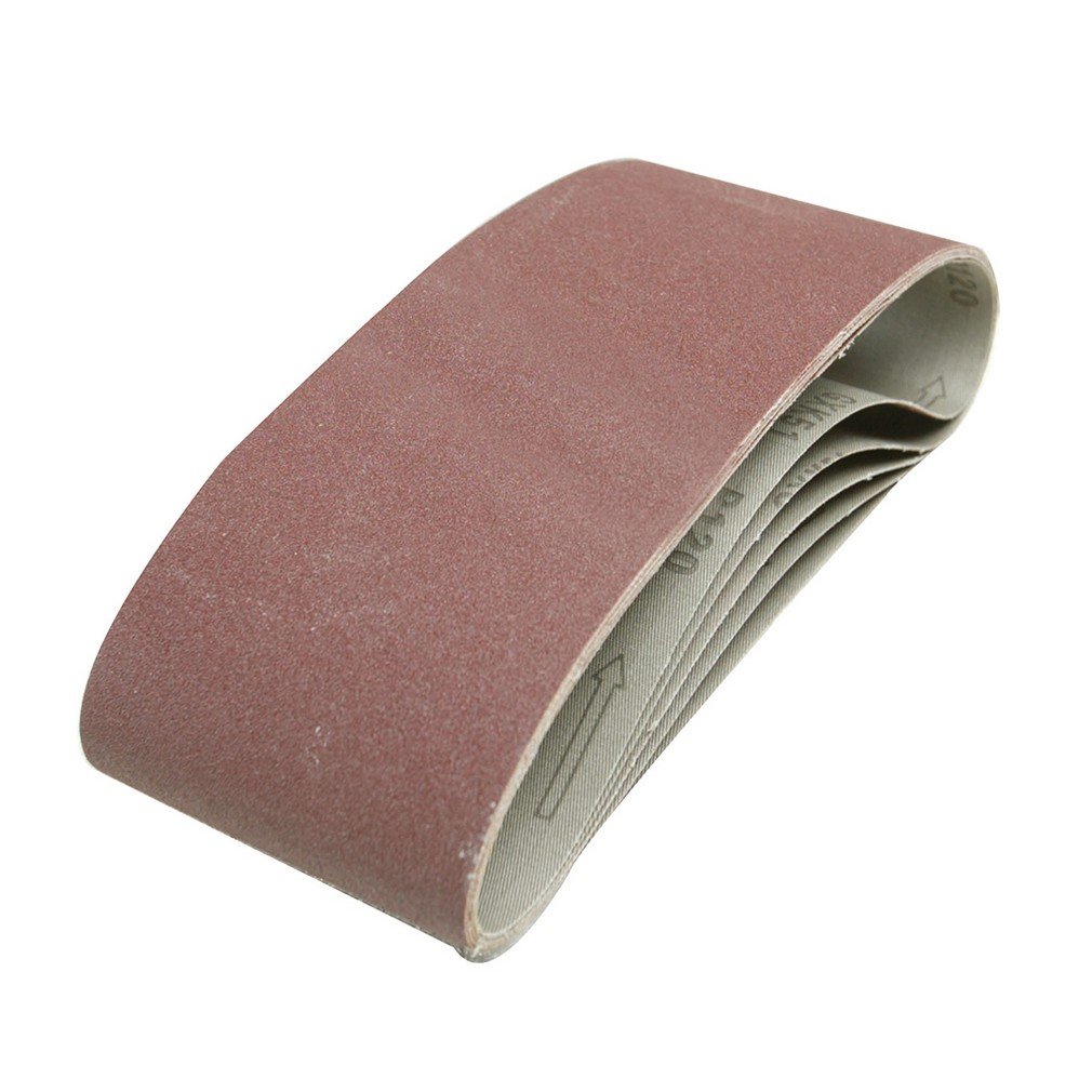 Makita 9403 Ponceuse à Bande Limage 100mm 1200W & Silverline 730880 5 bandes abrasives 100 x 610 mm Grain 40