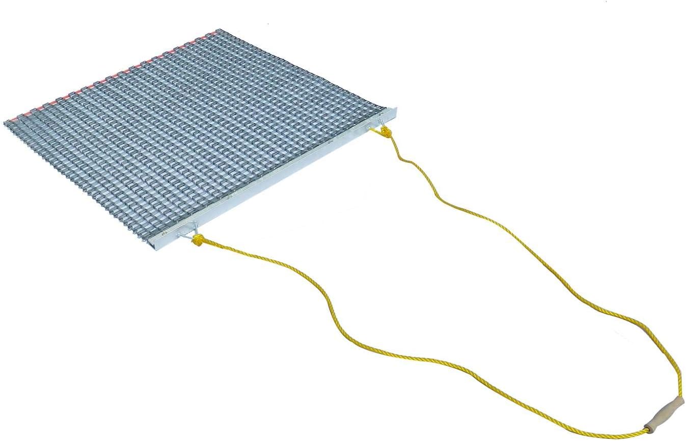 Yard Tuff 33HPDM ATV UTV 3 x 3 Feet Heavy Duty Durable Zinc and Steel Mesh Field Surface Leveling Drag Mat for Manual or Vehicle Assisted Pulling : Sports & Outdoors