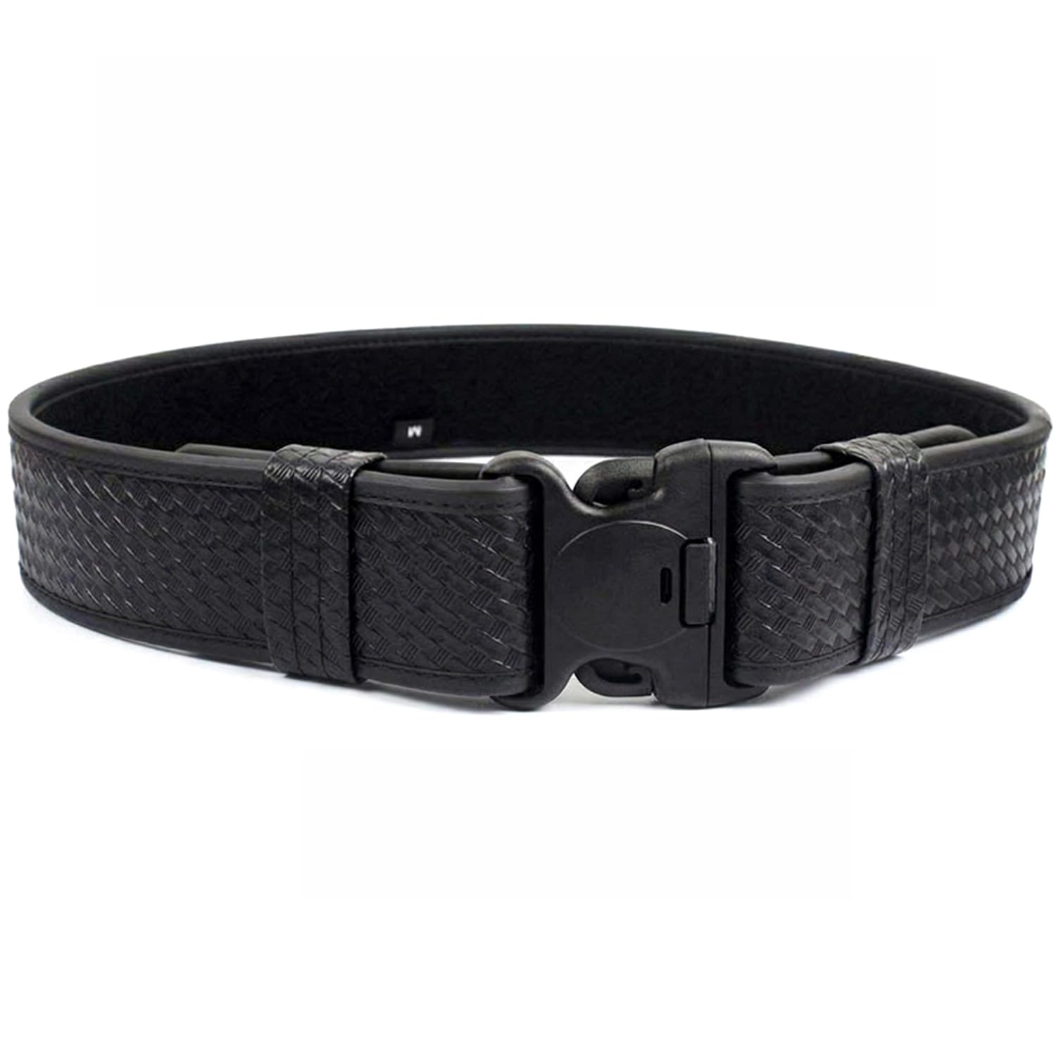 ROCOTACTICAL Basketweave Police Duty Belt, Web Duty Belt with Loop Liner (Medium, 34-40)