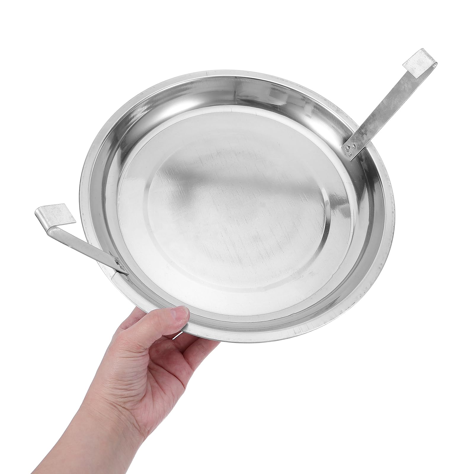Posacenere in metallo, 27 cm, portatile, per barbecue, barbecue e braciere, accessorio essenziale per cucinare all'aperto, cortile, campeggio e picnic