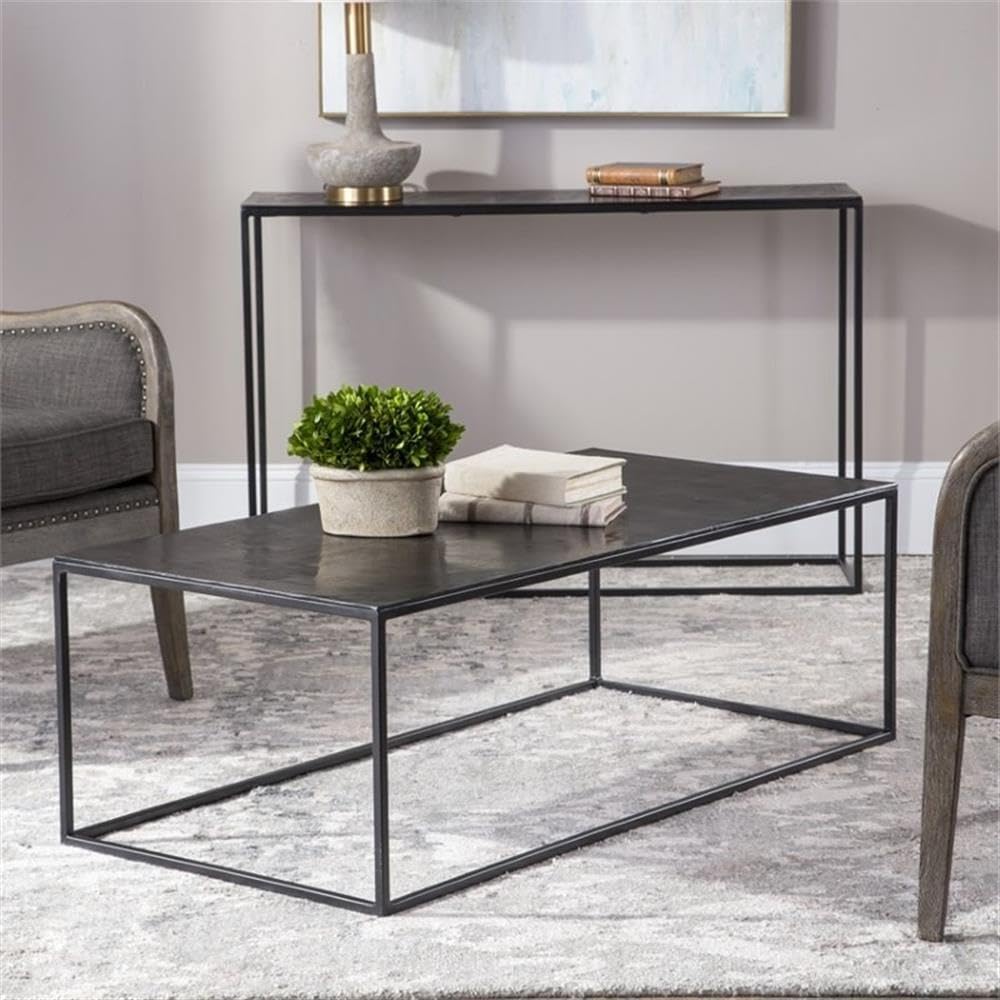 Amazon.com: Uttermost Coreene - 48 inch Industrial Coffee Table