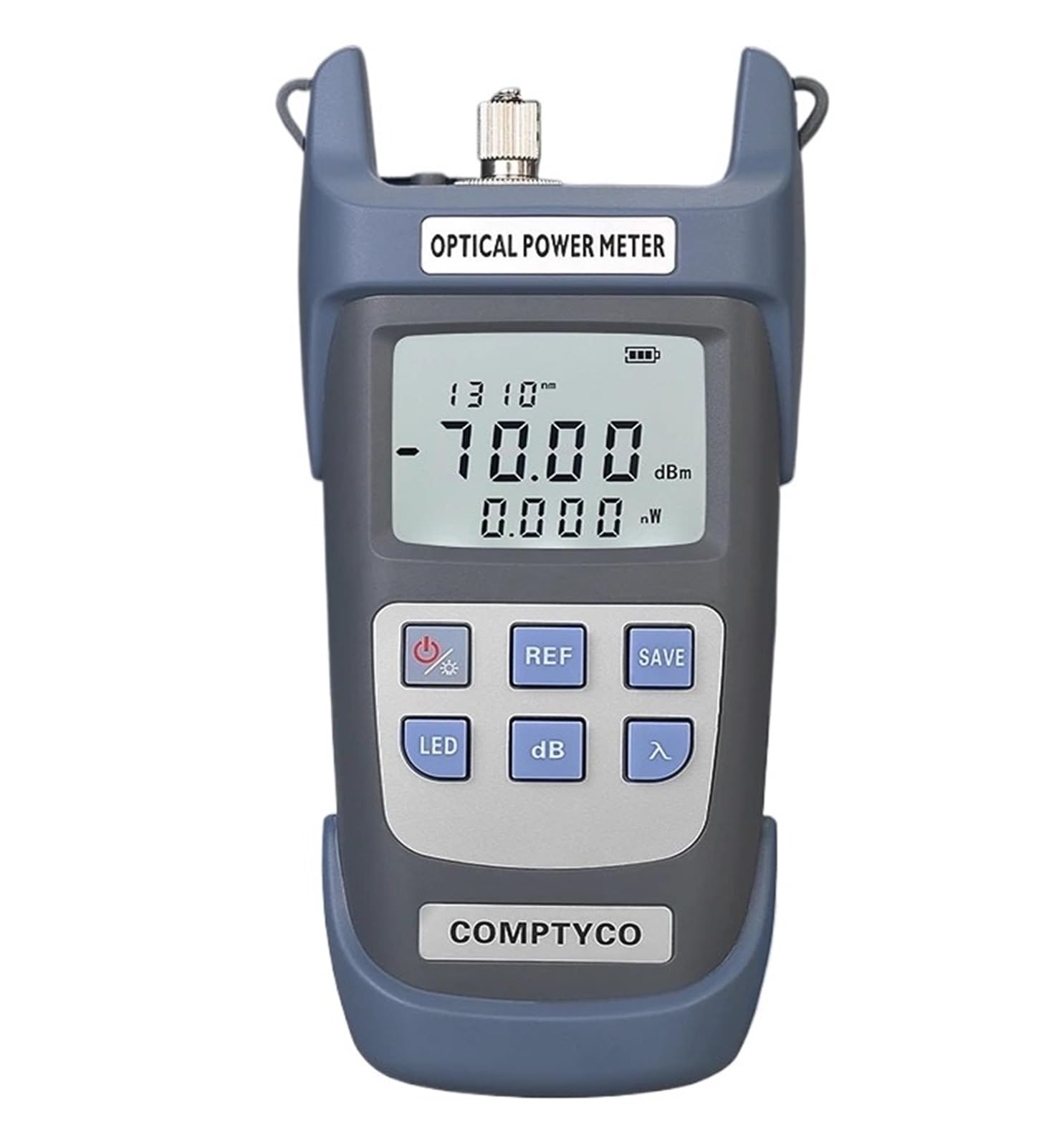 OTDR y medidor de potencia -70dBm a +10dBm para certificar redes de fibra